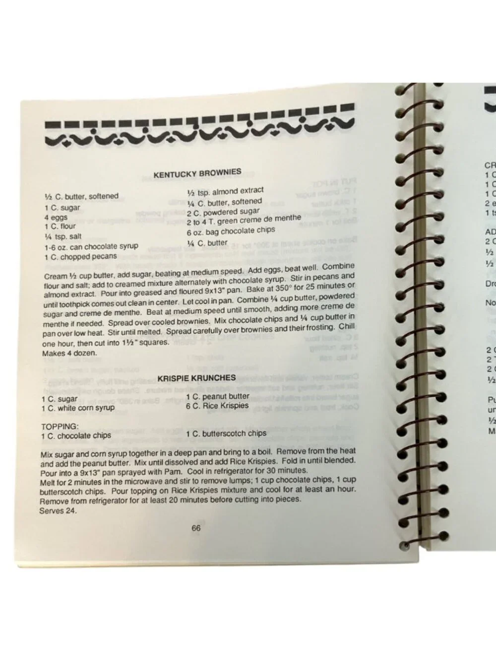 Thistle Hill Docent Guild recipes stenciled